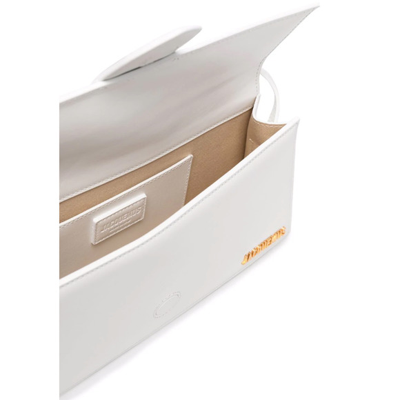 NEW Jacquemus Le Bambino Long Leather Shoulder Bag White Authentic NWT! - Picture 6 of 9